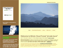 Tablet Screenshot of mindocloudforest.com